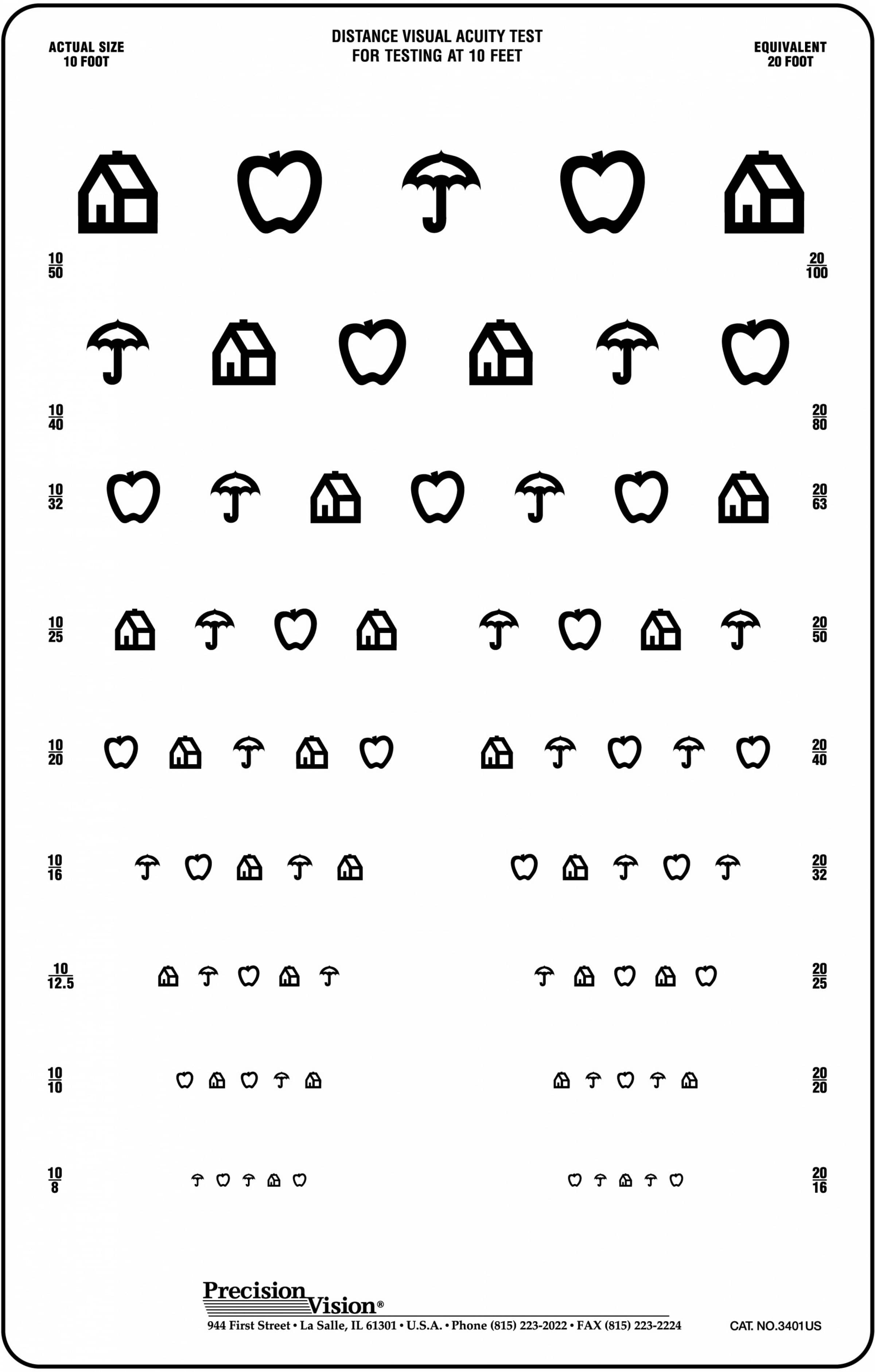 20 20 Vision Chart